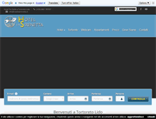 Tablet Screenshot of hotellasirenetta.it